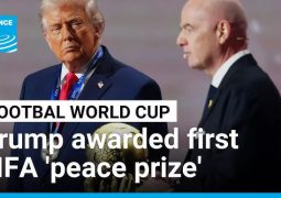 Trump gets first FIFA Peace Prize at 2026 World Cup draw
