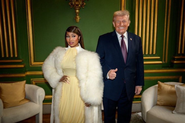 Nicki Minaj visits the White House, meets President Trump