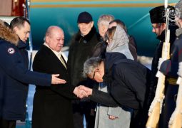 Sultan Ibrahim arrives in St Petersburg on special visit