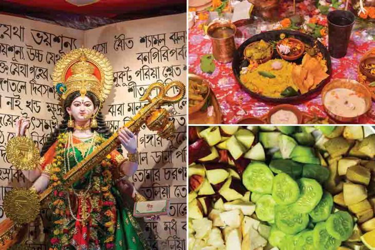 Bengali Cuisine – Khichuri, gota sheddho, and hilsa – Saraswati Pujo