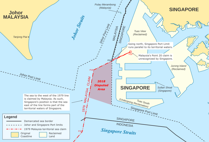 Malaysia and Singapore continue to negotiate on how to address maritime boundaries