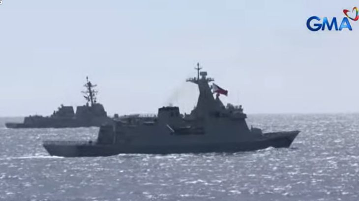 USS John Finn Joins Philippine Navy Near Contested S. China Sea Shoal