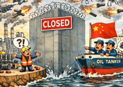 Did really tankers started “to dribble through’ Strait of Hormuz!?