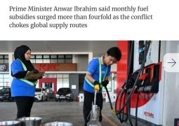 Malaysia’s fuel subsidy surges to RM4b amid global energy crisis