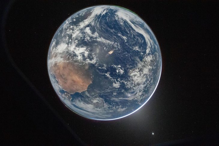NASA releases picture of Earthset shot by Artemis crew