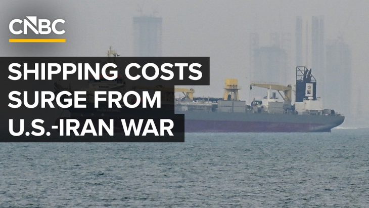 War against Iran causes massive increases in shipping costs