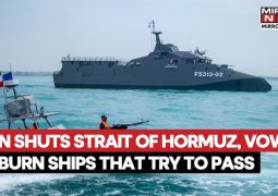 Iran denies any US navy ships passed Hormuz, warns of attack