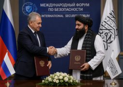 Russia signs military cooperation deal with Afghan Taliban in Moscow