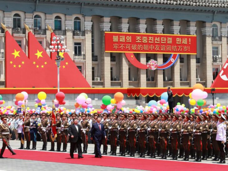 Xi vows unwavering support for North Korea  Pyongyang visit