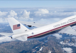 New US Airforce One: Qatari-donated Air Force One now sports red, white and blue paint job