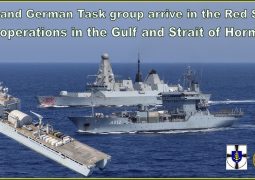 The only two German military navy vessels run ways from Red Sea to Mediterranean