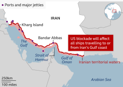 Iran: US naval blockade would amount to ‘expansion of war’ in region