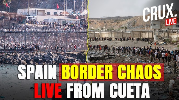 Invasion of EU came not from East, but from South: 60,000 male immigrants invade Spanish Ceuta