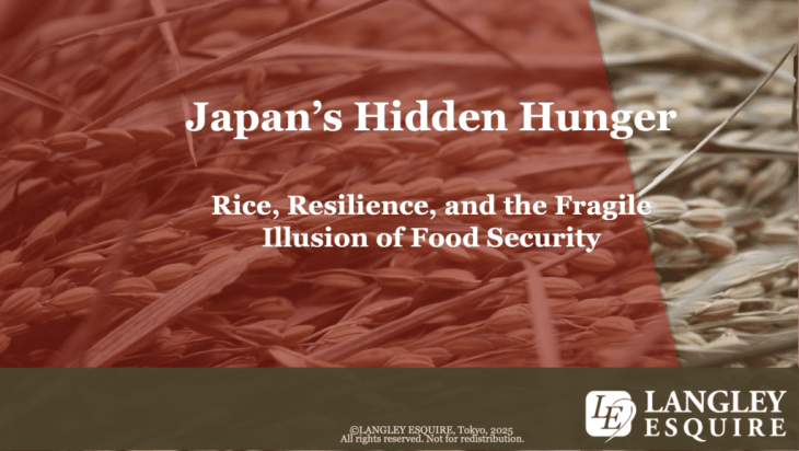 In 2026, Japan’s food self-sufficiency ratio has to 37%