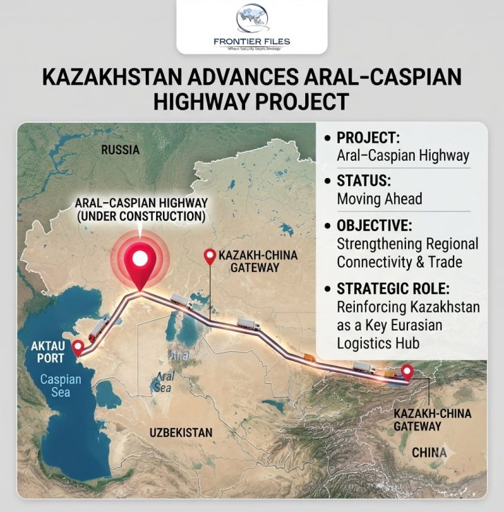 Astana, for Eurasian Logistics Leadership, launches  Aral–Caspian Highway Project