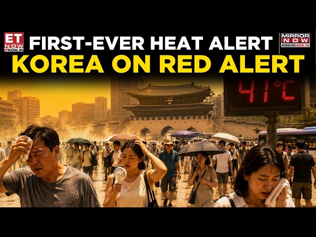 South Korea’s heatwave at 41.4 C and goes up