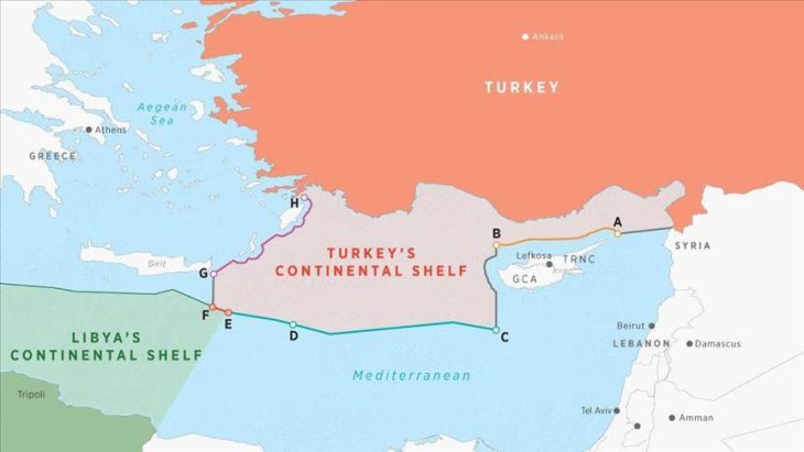 Aknara says bold “No” to  Greek spatial plan in Aegean