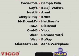 Global brands and products taste and feel different in India