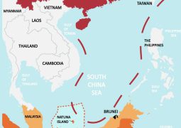 0 Chinese fishing vessels were anchored at a disputed atoll in the South China Sea