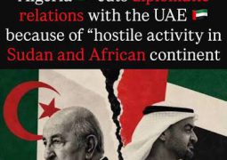 UAE is downshifting? Algeria came to treat the UAE as a national security threat