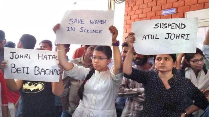 “Me too” movement gather steam in India: 10 JNU students accuse professor of sexual harassment