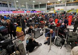 At odds with Russia, Israel, Argrentine-Falklands, now UK airports went down