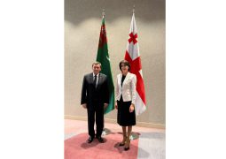 Turkmen and Georgian Foreign Ministers discuss mutual cooperation