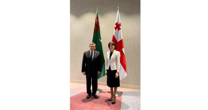 Turkmen and Georgian Foreign Ministers discuss mutual cooperation