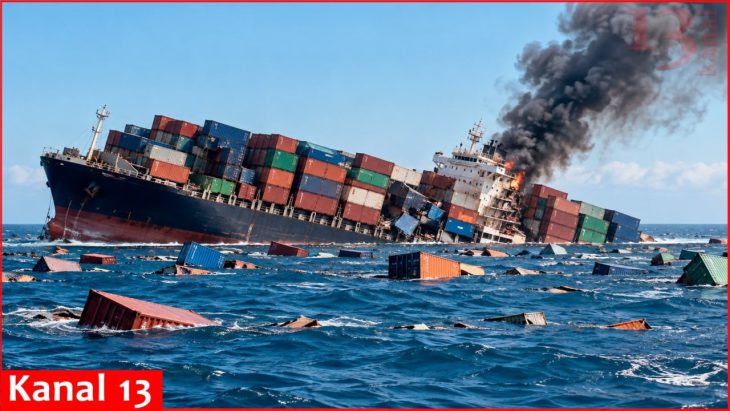 How this happened? Another huge container ship sinks after hitting mine near Hormuz:
