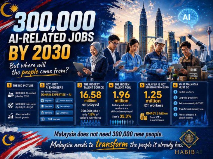 Malaysia wants to create 300,000 AI jobs by 2030
