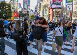 7.06 trillion yen ($45 billion) – Foreign visitors’ spending in Japan yen in Jan.-Sept