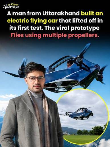 With 13 years of learning and no engineering degree an Uttarakhand man builds flying car