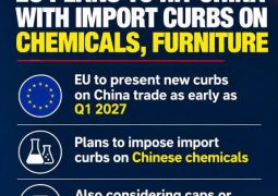 EU eyes broader import restrictions on Chinese chemicals, furniture, and machinery