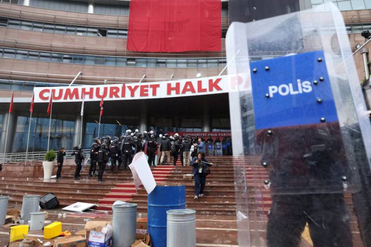 “Democratic rule” in full display: Turkish opposition television channel’s headquarters sized by police