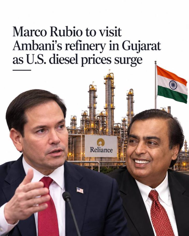 India Today:Marco Rubio will be in India for diesel